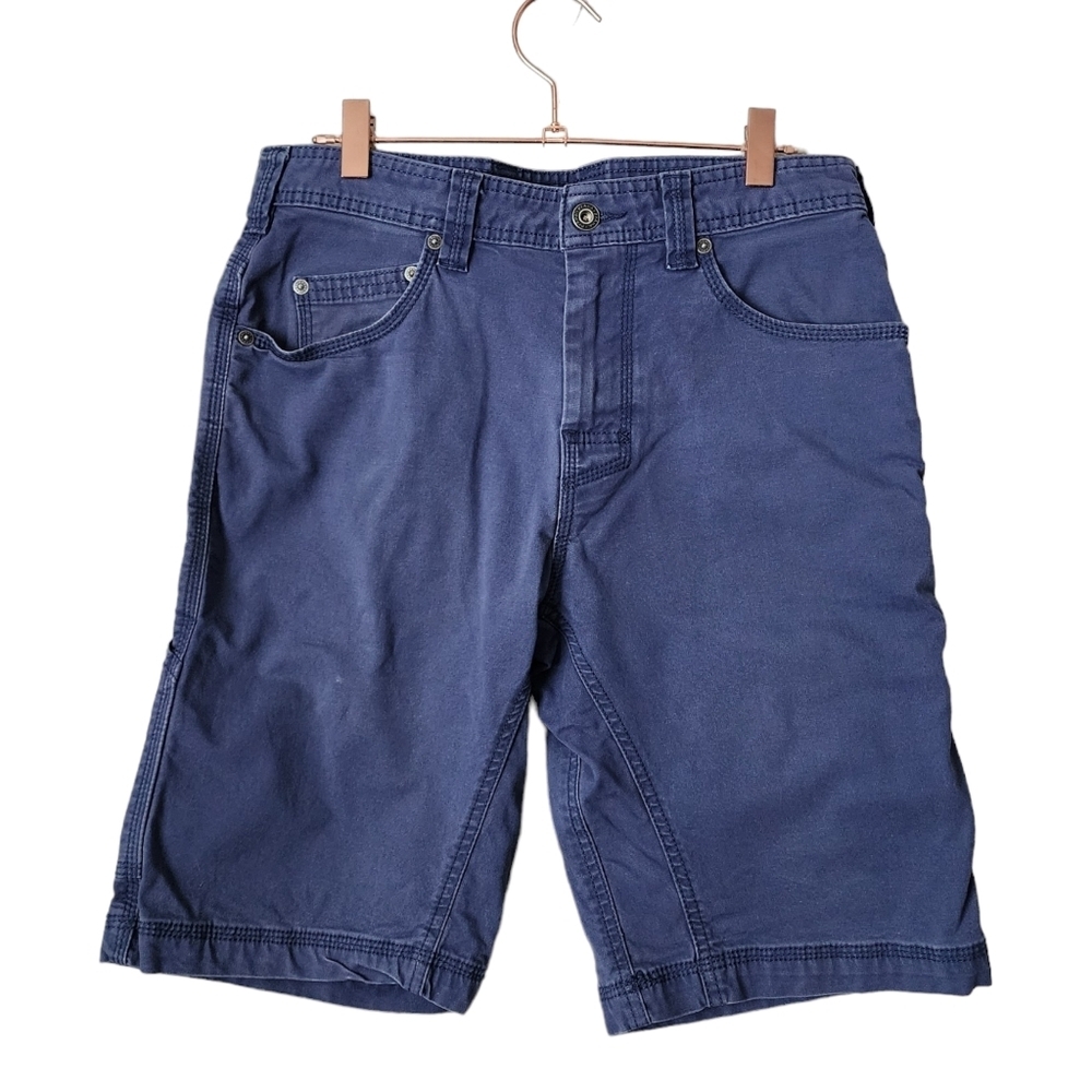 PRANA‎ Gorpcore  athletic outdoor active cargo shorts in blue Adventurewear 30